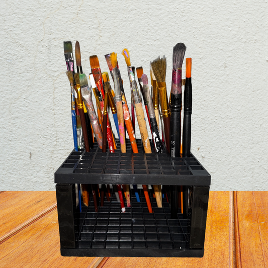 Brush Holder Organizer for Artists - Holds Up to 96 Brushes