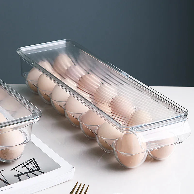 Caja organizadora de huevos apilable y ecológica 🥚✨ 