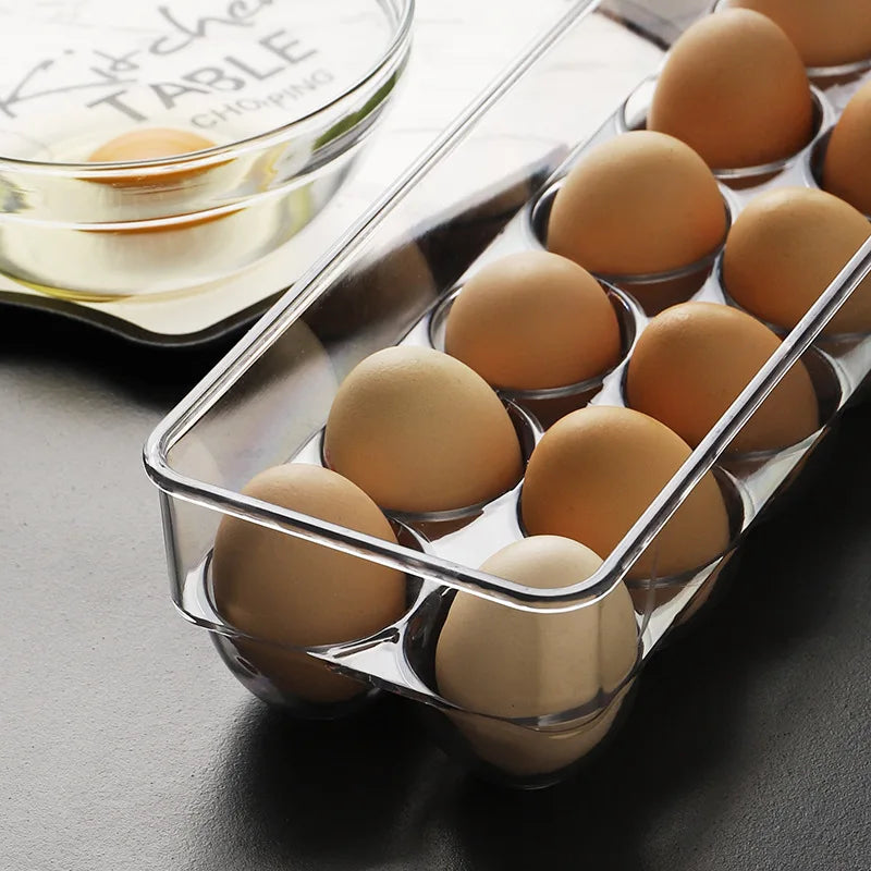 Caja organizadora de huevos apilable y ecológica 🥚✨ 